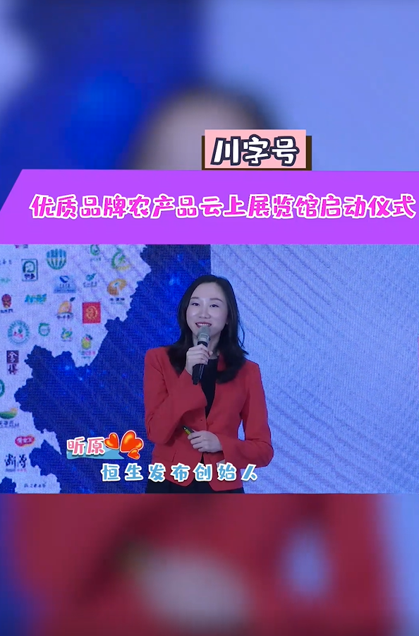 川字号优质品牌农产品云上展览馆启动仪式-恒生